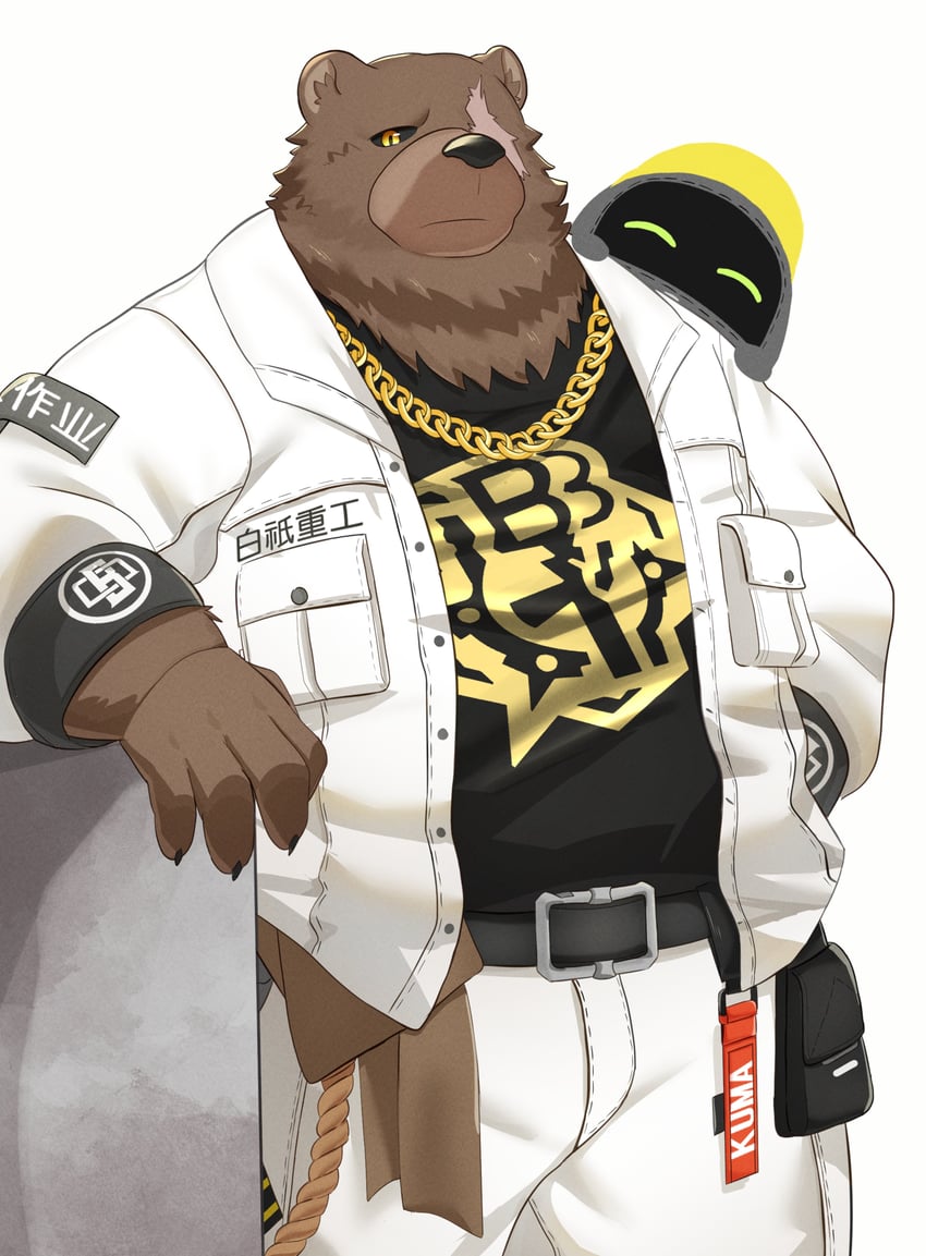 ben bigger and safety (zenless zone zero) drawn by nyaoru_(ruoain)