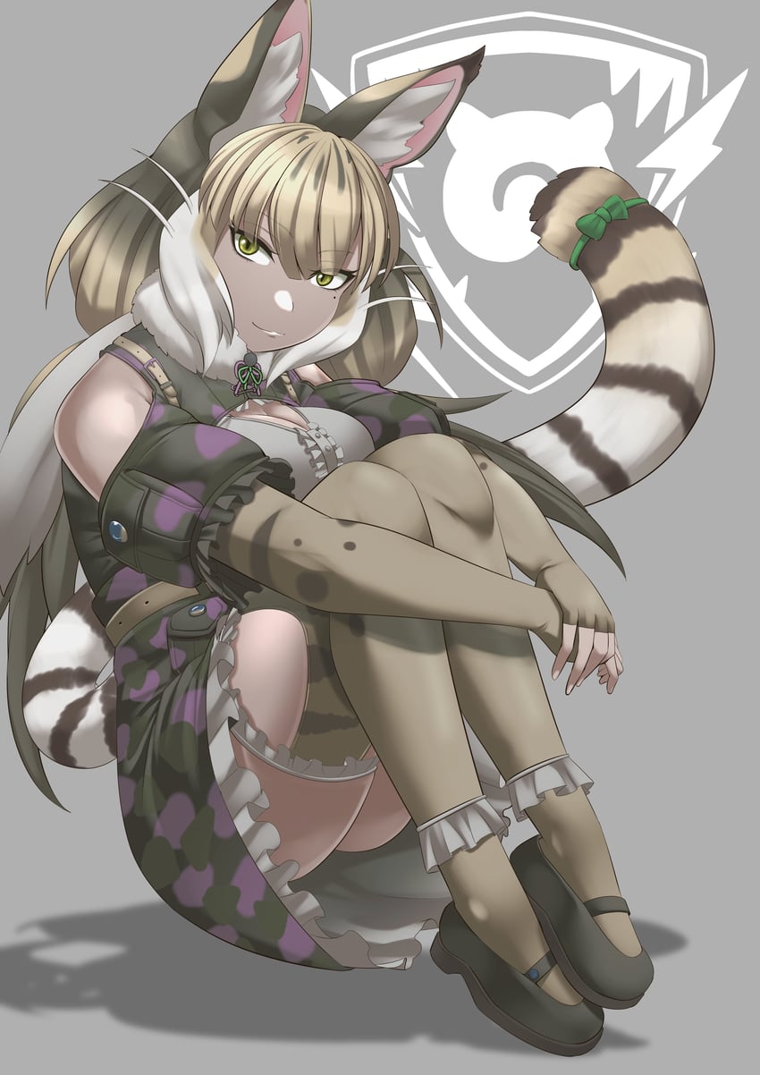 jungle cat (kemono friends and 1 more) drawn by kawanami_eito