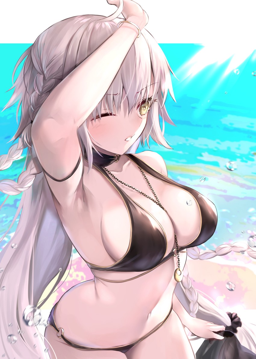 jeanne d'arc alter (fate and 1 more) drawn by hane_yuki