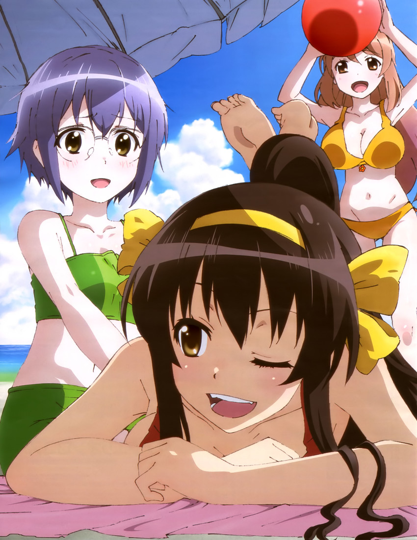 suzumiya haruhi, nagato yuki, and asahina mikuru (suzumiya haruhi no yuuutsu and 2 more)