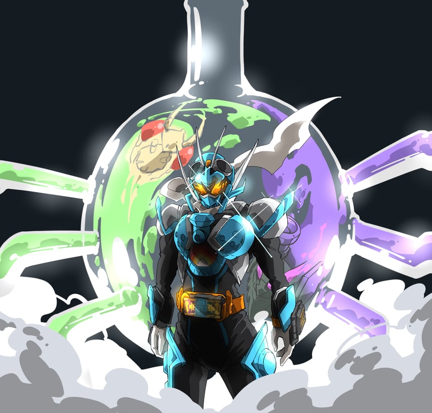 kamen rider gotchard (kamen rider and 1 more) drawn by naitsupic