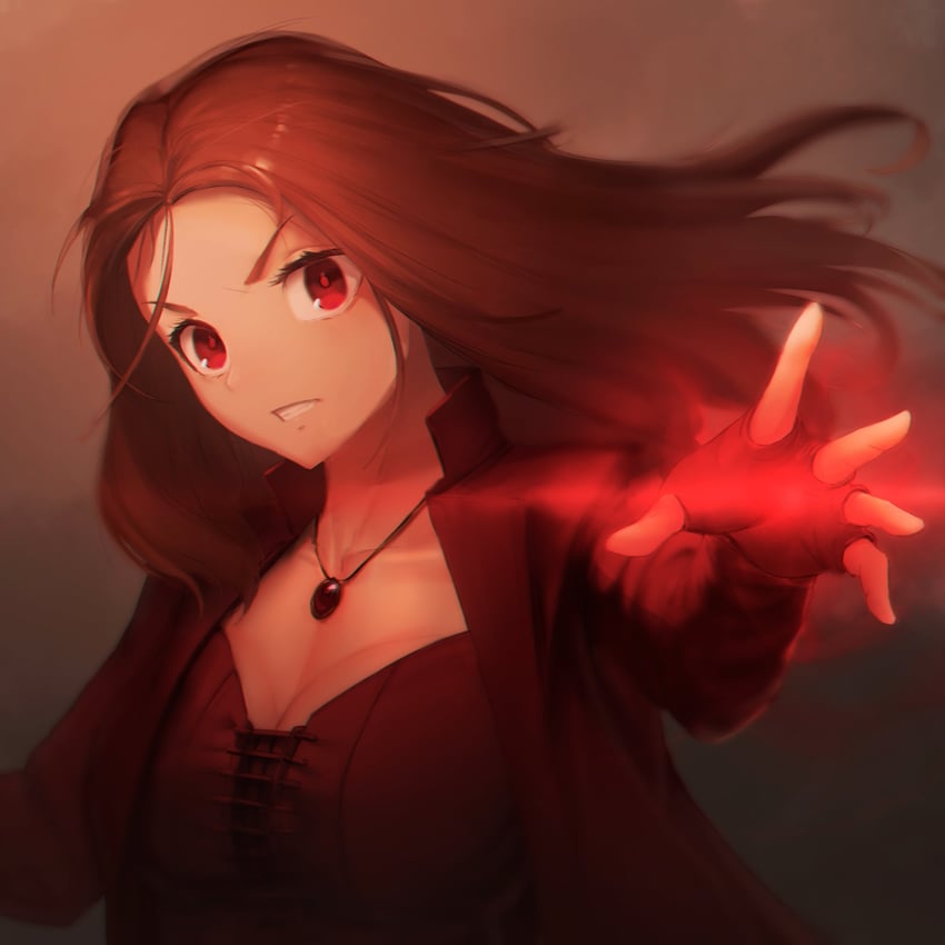 wanda maximoff and scarlet witch (marvel and 4 more) drawn by numanoan