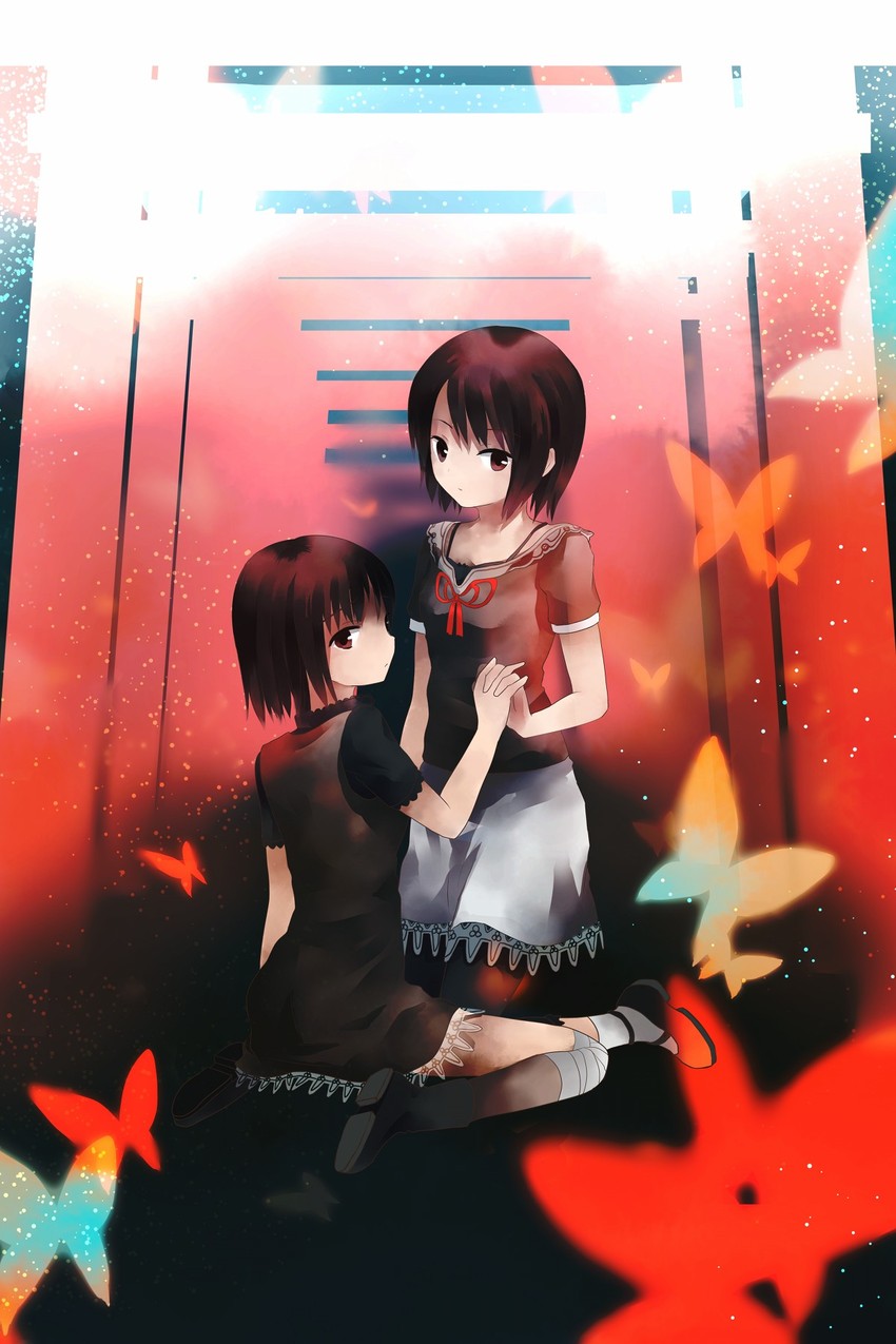 amakura mio and amakura mayu (fatal frame and 1 more) drawn by kaiso2011