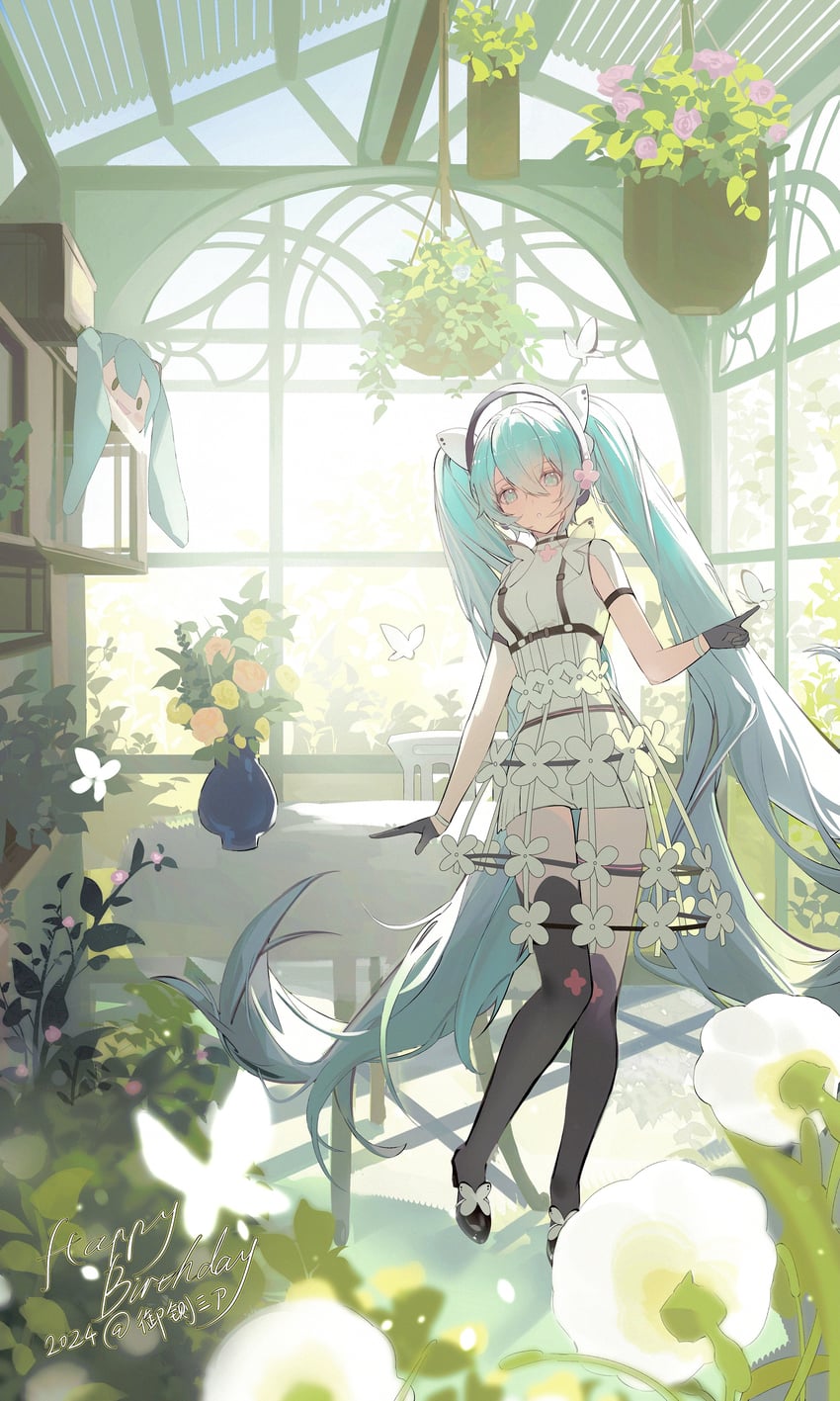hatsune miku (vocaloid and 1 more) drawn by kuruma1892