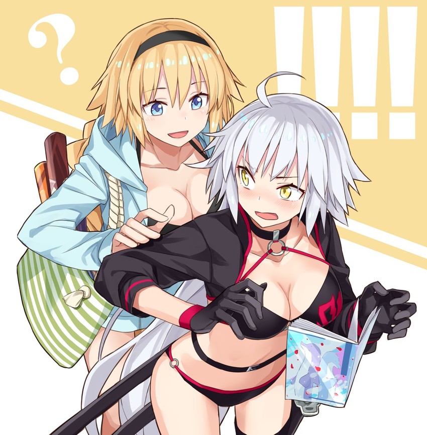 jeanne d'arc alter and jeanne d'arc (fate and 1 more) drawn by toromera