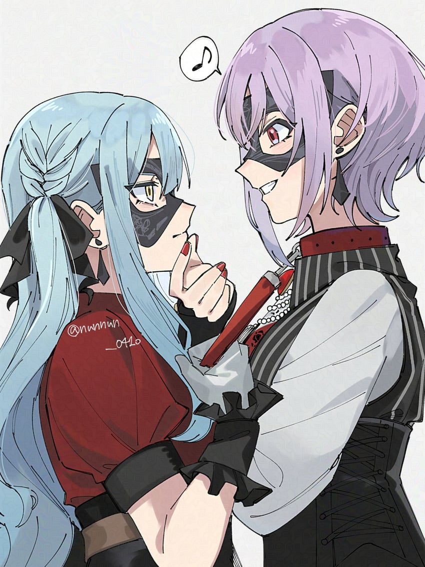 togawa sakiko, oblivionis, yuutenji nyamu, and amoris (bang dream! and 1 more) drawn by nanami_(nunnun_0410)