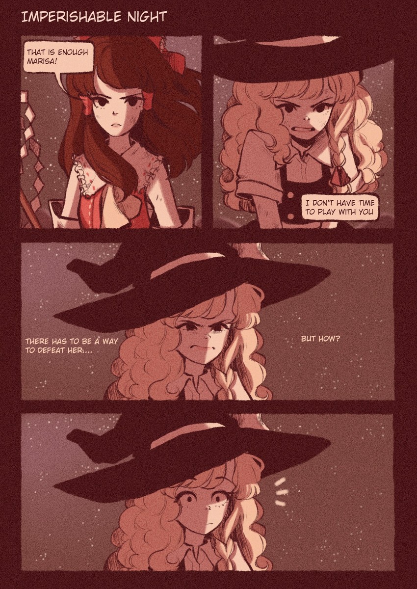 hakurei reimu and kirisame marisa (touhou) drawn by pixie_(milkywaypixies)