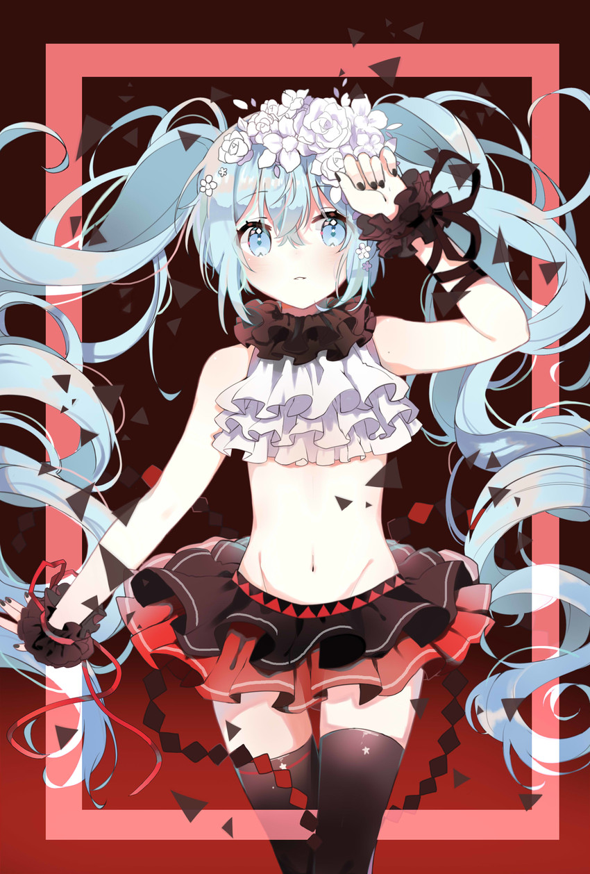 hatsune miku (vocaloid and 3 more) drawn by kakami_(pixiv7616827)