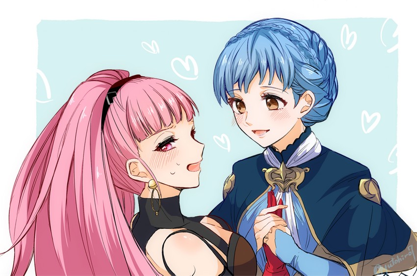 hilda valentine goneril and marianne von edmund (fire emblem and 1 more) drawn by yutohiroya