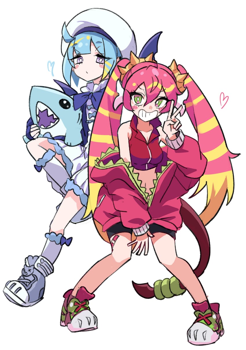 lil-la, ki-sikil, live twin lil-la, and live twin ki-sikil (yu-gi-oh!) drawn by gabang