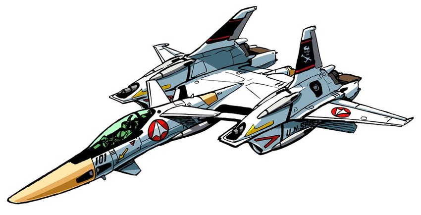 vf-4 (macross and 1 more) drawn by kawamori_shouji