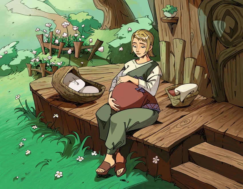 uli (the legend of zelda and 1 more) drawn by risto_lious