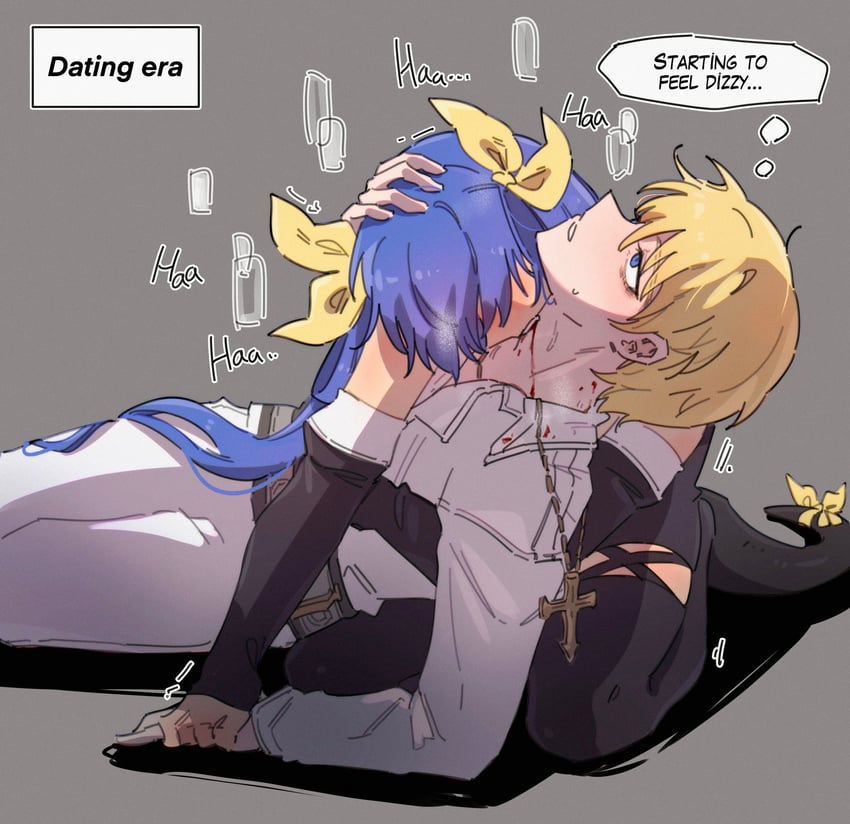 dizzy and ky kiske (guilty gear) drawn by ky_gwangin