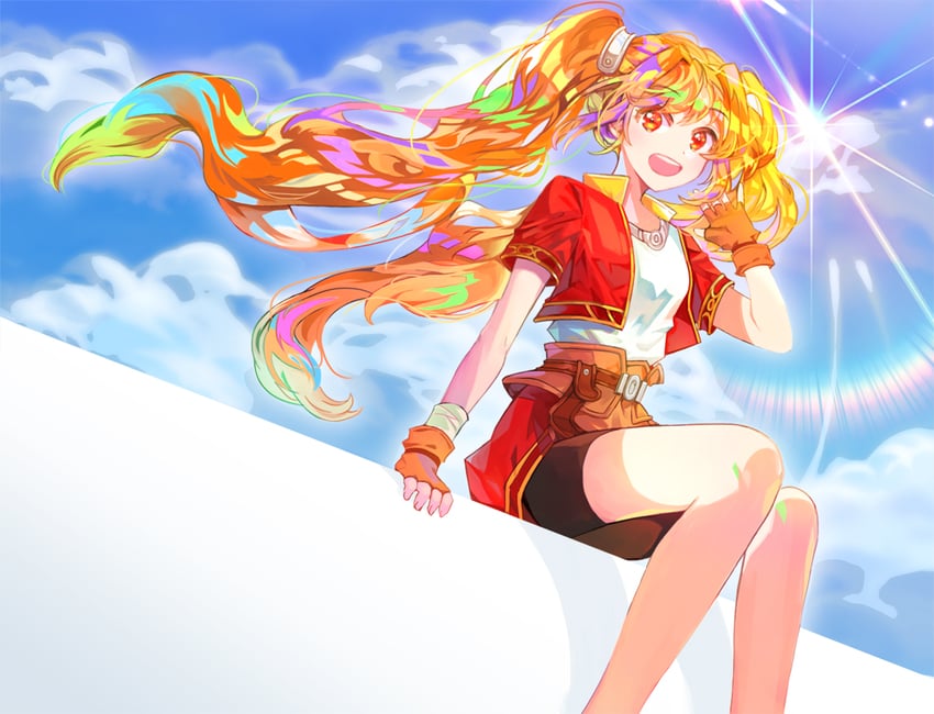 estelle bright (eiyuu densetsu and 1 more) drawn by carrot_gaimee