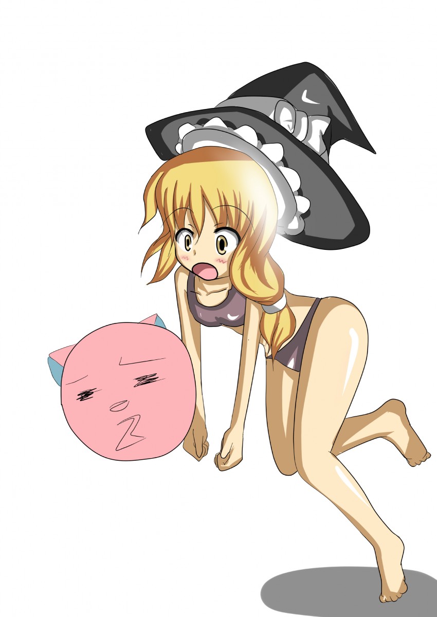 kirisame marisa and normad (touhou and 1 more) drawn by shi_ecchi