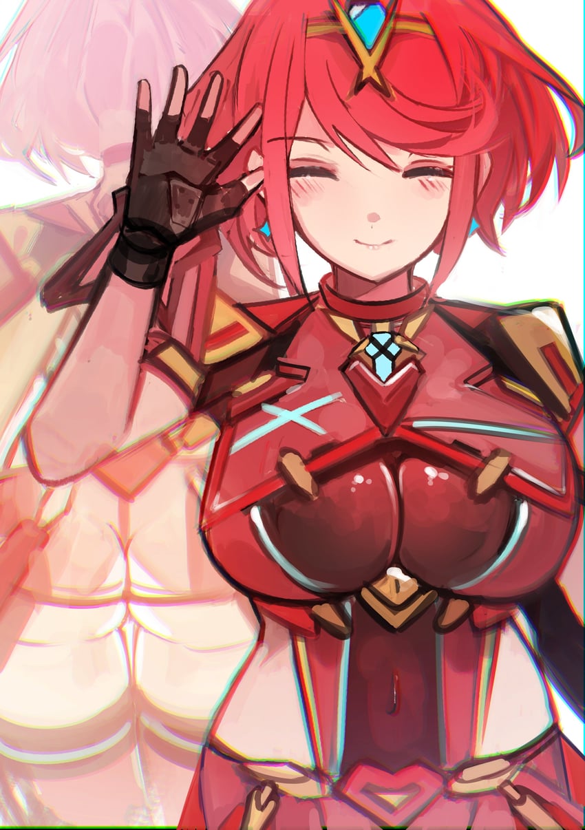 pyra (xenoblade chronicles and 1 more) drawn by tarbo_(exxxpiation)