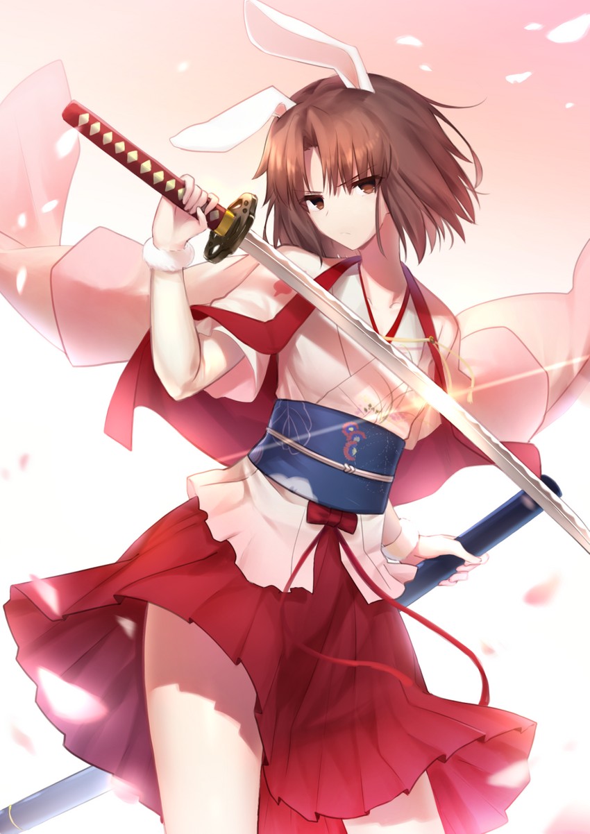 ryougi shiki (kara no kyoukai and 1 more) drawn by okakasushi