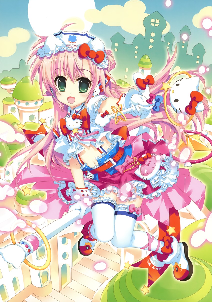 hello kitty (sanrio and 2 more) drawn by fujima_takuya