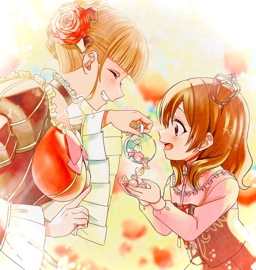 beatrice and ushiromiya maria (umineko no naku koro ni) drawn by suidousui