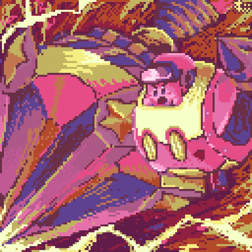 kirby and robobot armor (kirby and 1 more) drawn by suyasuyabi