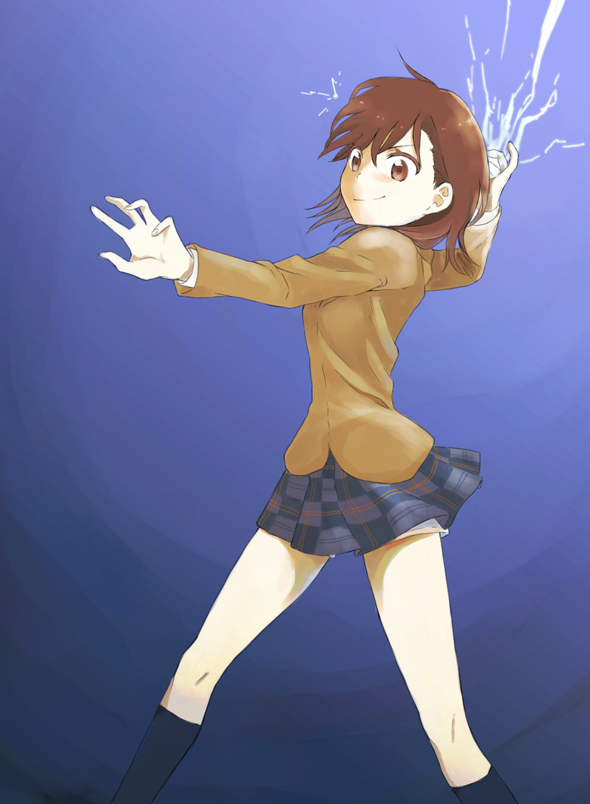 misaka mikoto (toaru majutsu no index and 1 more) drawn by iwashi_(msr_rgb)