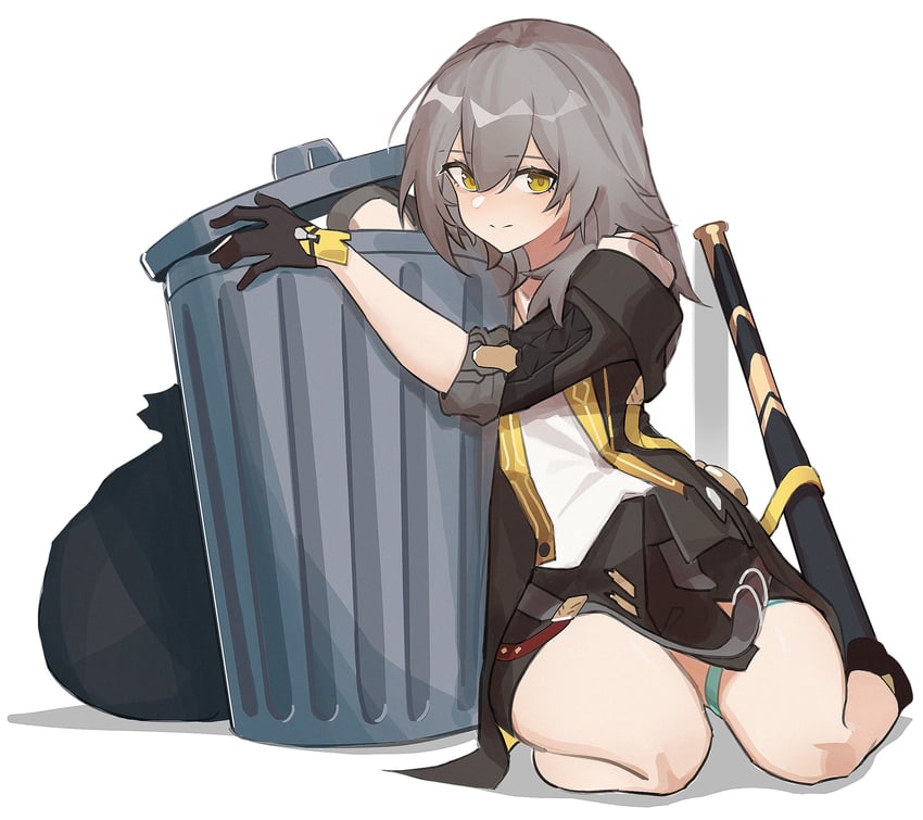 trailblazer and stelle (honkai and 1 more) drawn by pascaldinger