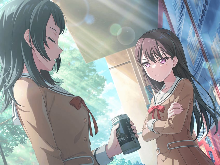 shiina taki and yahata umiri (bang dream! and 1 more)