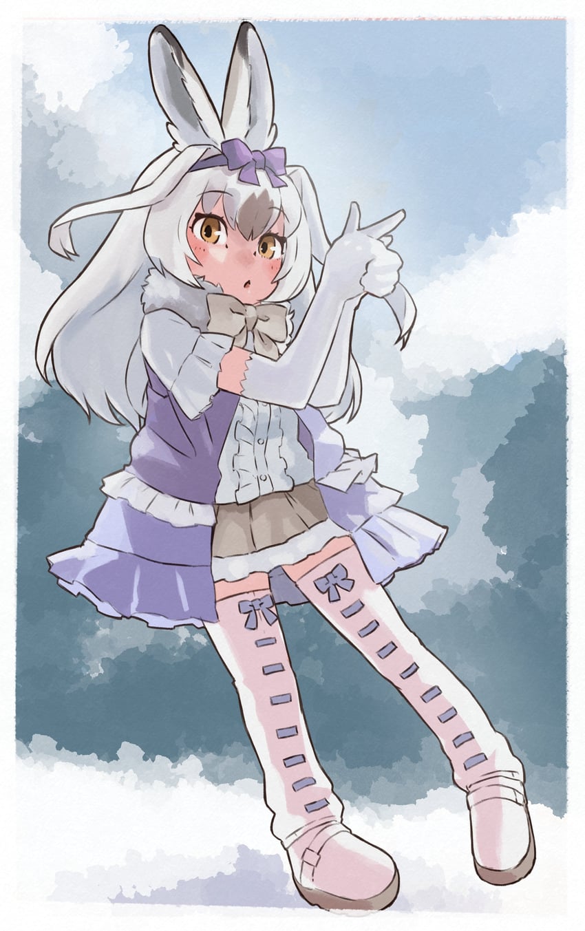 snowshoe hare (kemono friends and 1 more) drawn by toriny