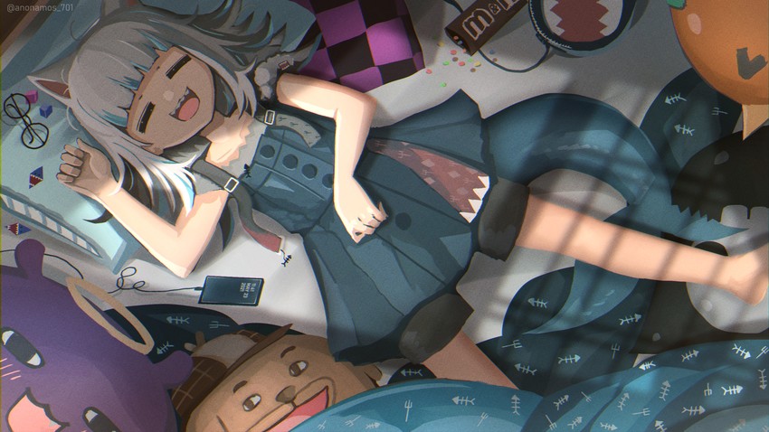 gawr gura, takodachi, bubba, and kotori (hololive and 2 more) drawn by advarcher