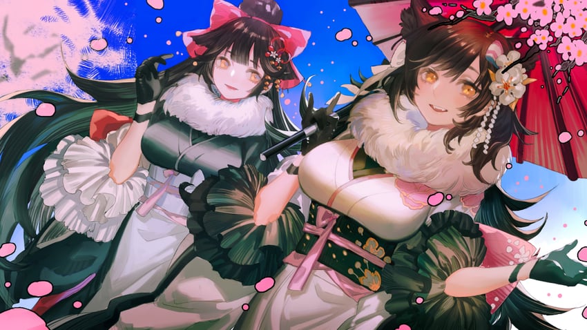 atago and takao (azur lane) drawn by kukuish