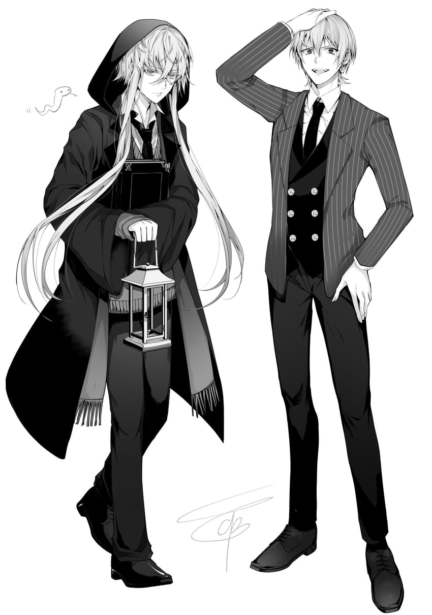 asclepius and jason (fate and 1 more) drawn by tcb