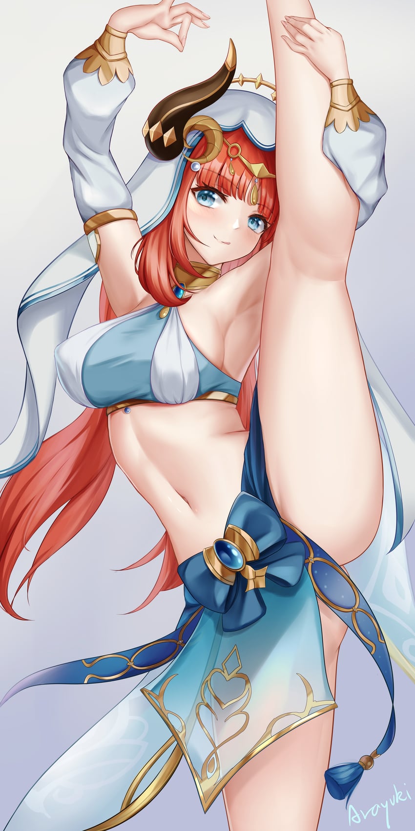 nilou (genshin impact) drawn by arayuki_(sakurafubuki)