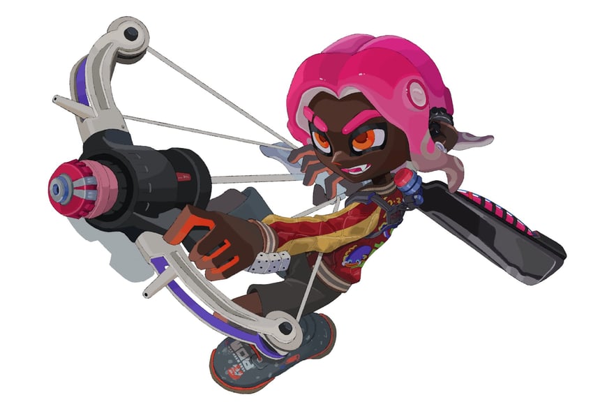 octoling player character and octoling boy (splatoon) drawn by hyper_chikuwabu