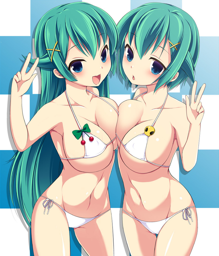 tesla violet and nine violet (twin angel and 1 more) drawn by deyuyama