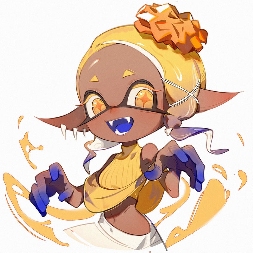 frye (splatoon and 1 more) drawn by towo_nita