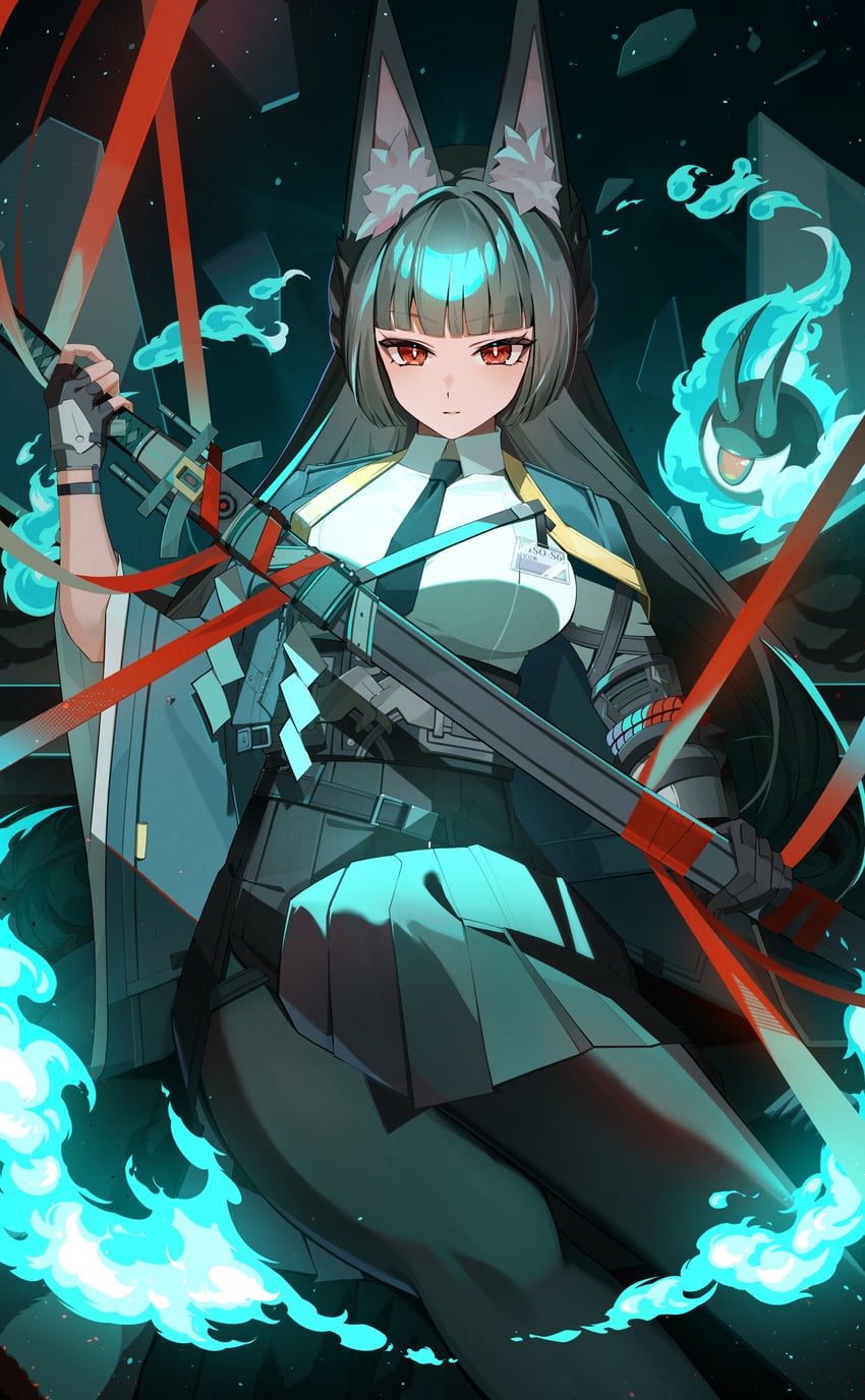 hoshimi miyabi and tailless (zenless zone zero) drawn by mikami_michael