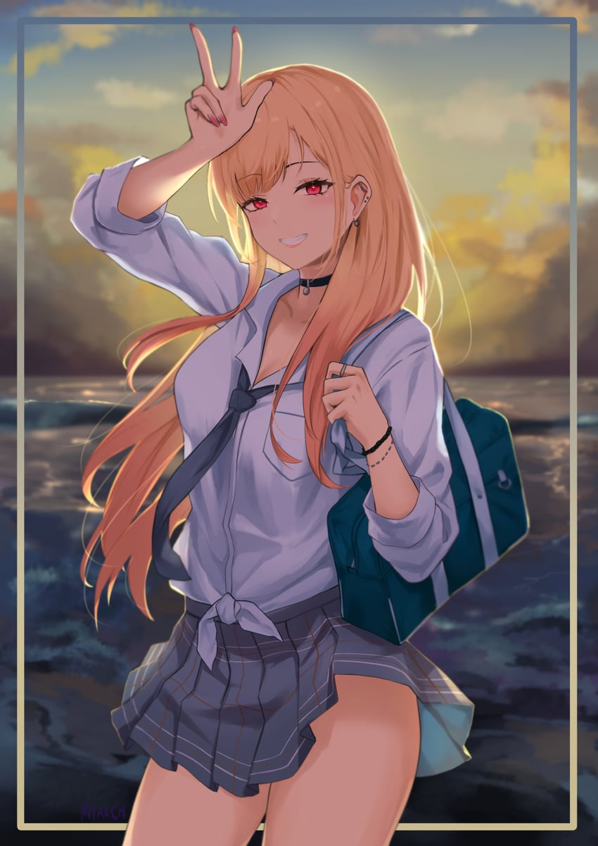 kitagawa marin (sono bisque doll wa koi wo suru) drawn by nev_(nevblindarts)