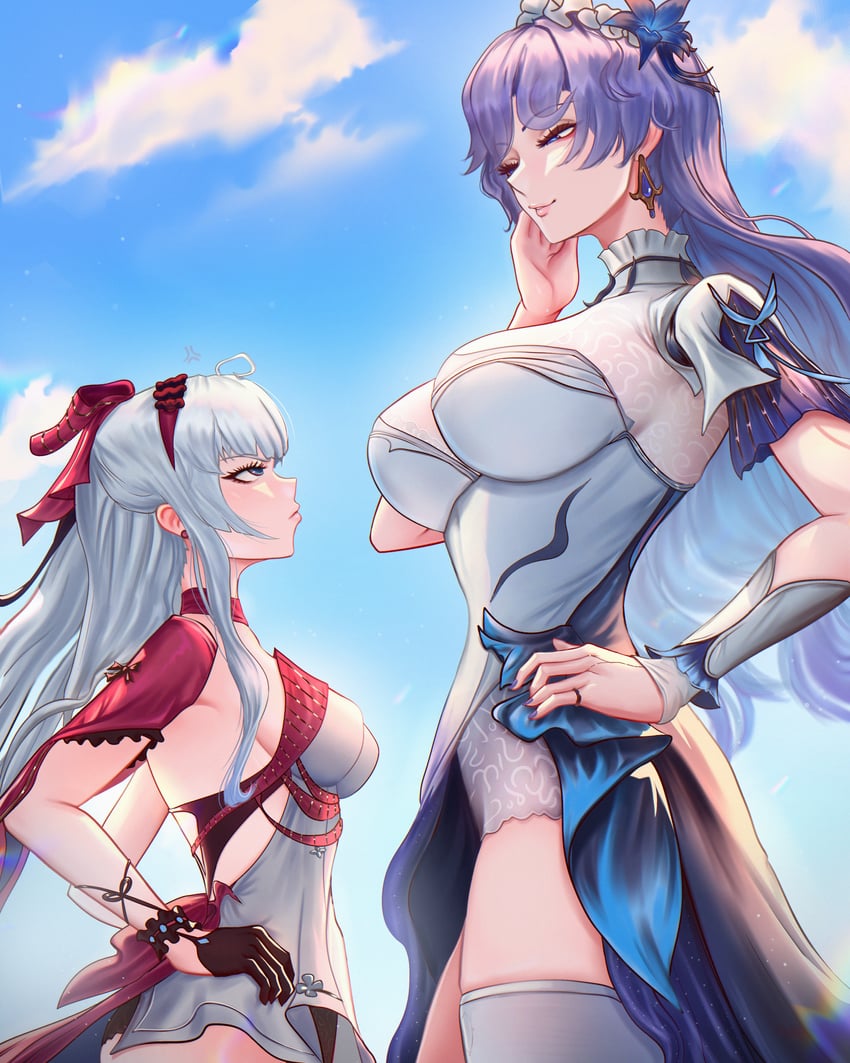 carlotta and cantarella (wuthering waves) drawn by mcdobo