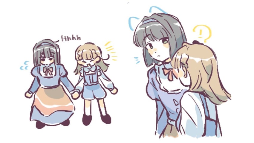 momose ginko and kachimachi kosuzu (love live! and 1 more) drawn by woodonly