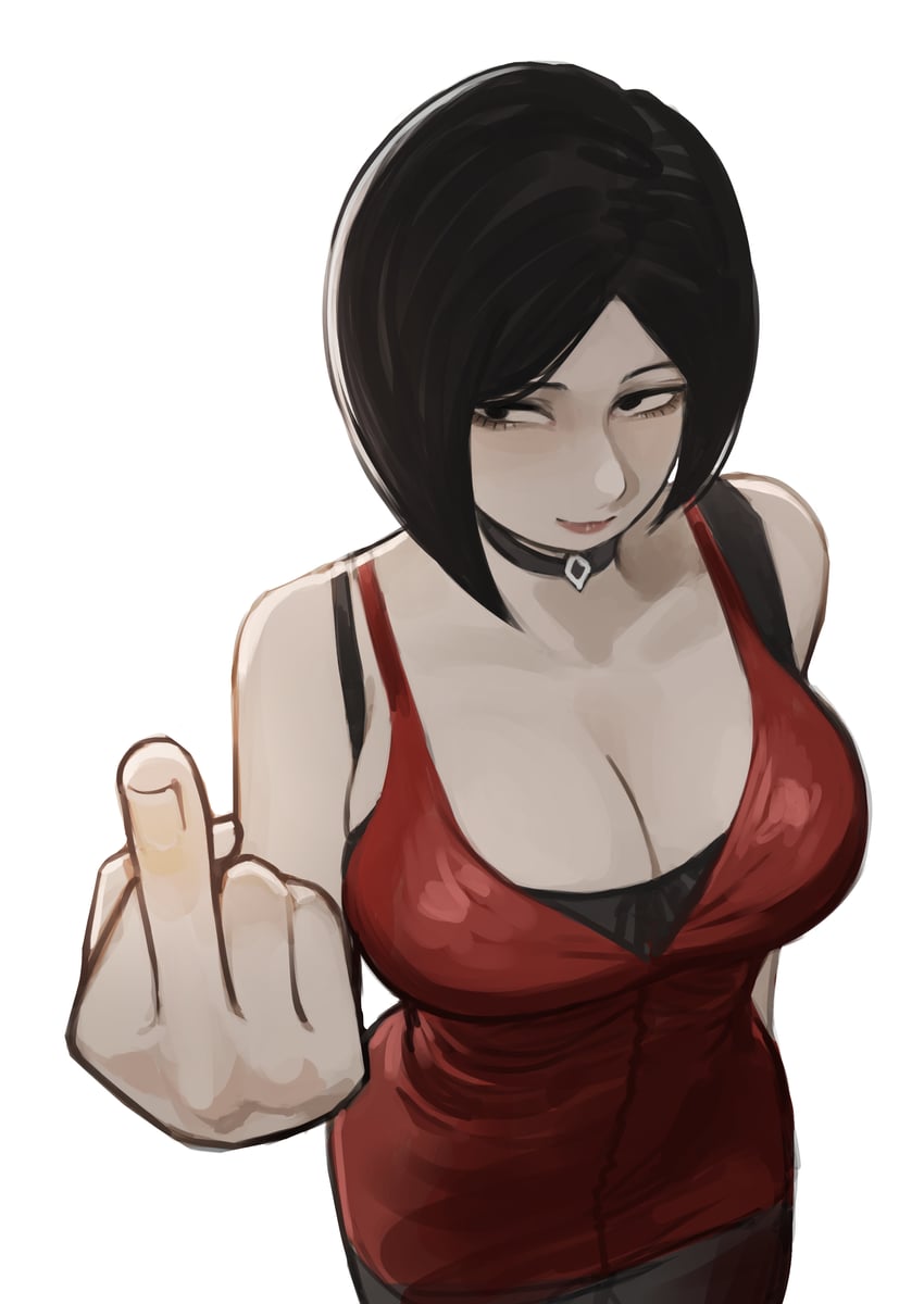ada wong (resident evil and 1 more) drawn by miao_jiangyou