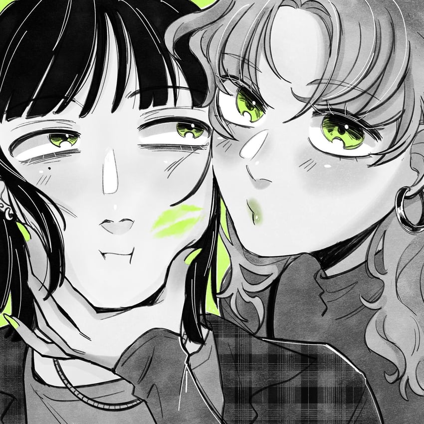 koga mitsuki and oosawa aya (kininatteru hito ga otoko ja nakatta) drawn by muffic