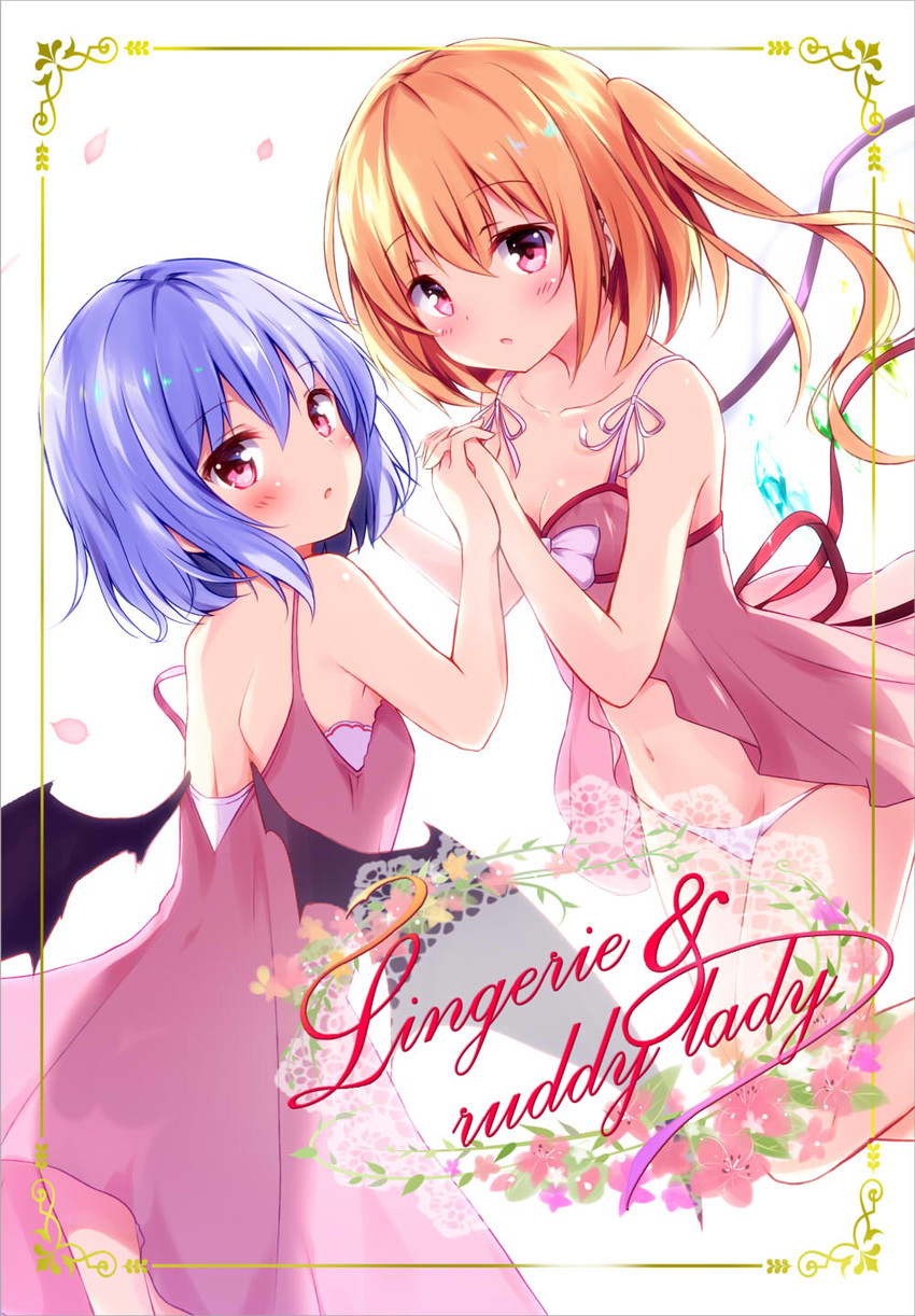 remilia scarlet and flandre scarlet (touhou) drawn by hyurasan
