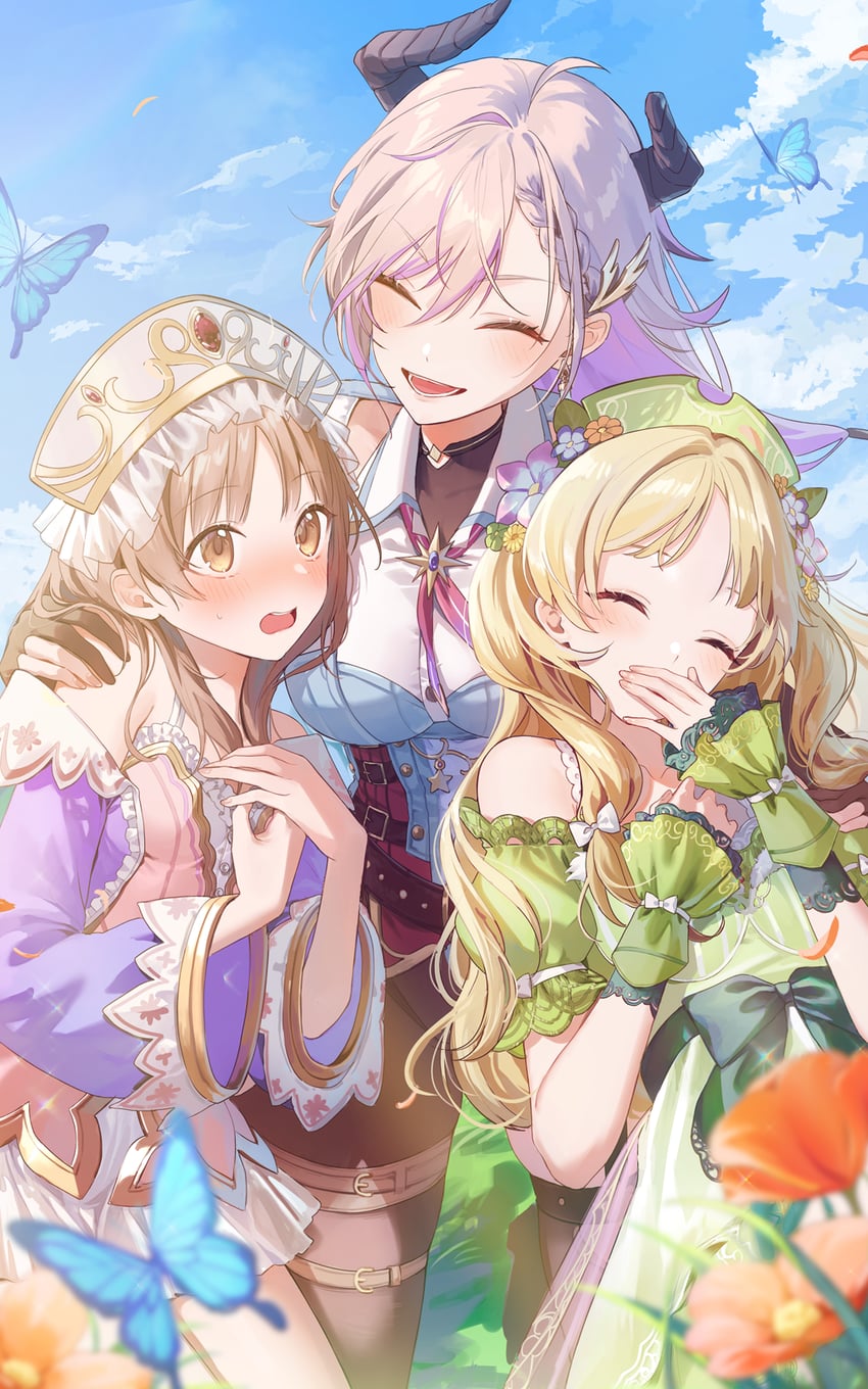 totooria helmold, ayesha altugle, and valeria (atelier and 3 more) drawn by magako