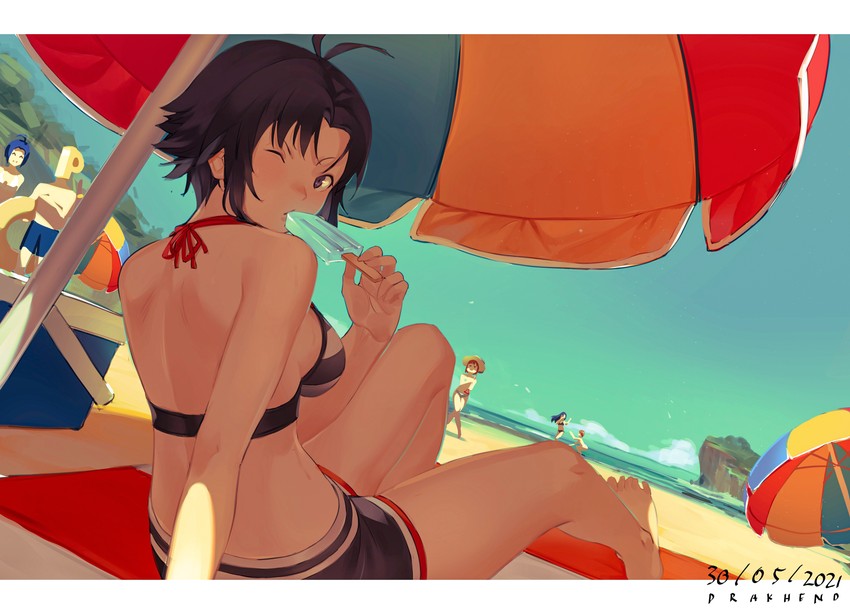 producer, kisaragi chihaya, amami haruka, kikuchi makoto, miura azusa, and 2 more (idolmaster and 2 more) drawn by drakhend66