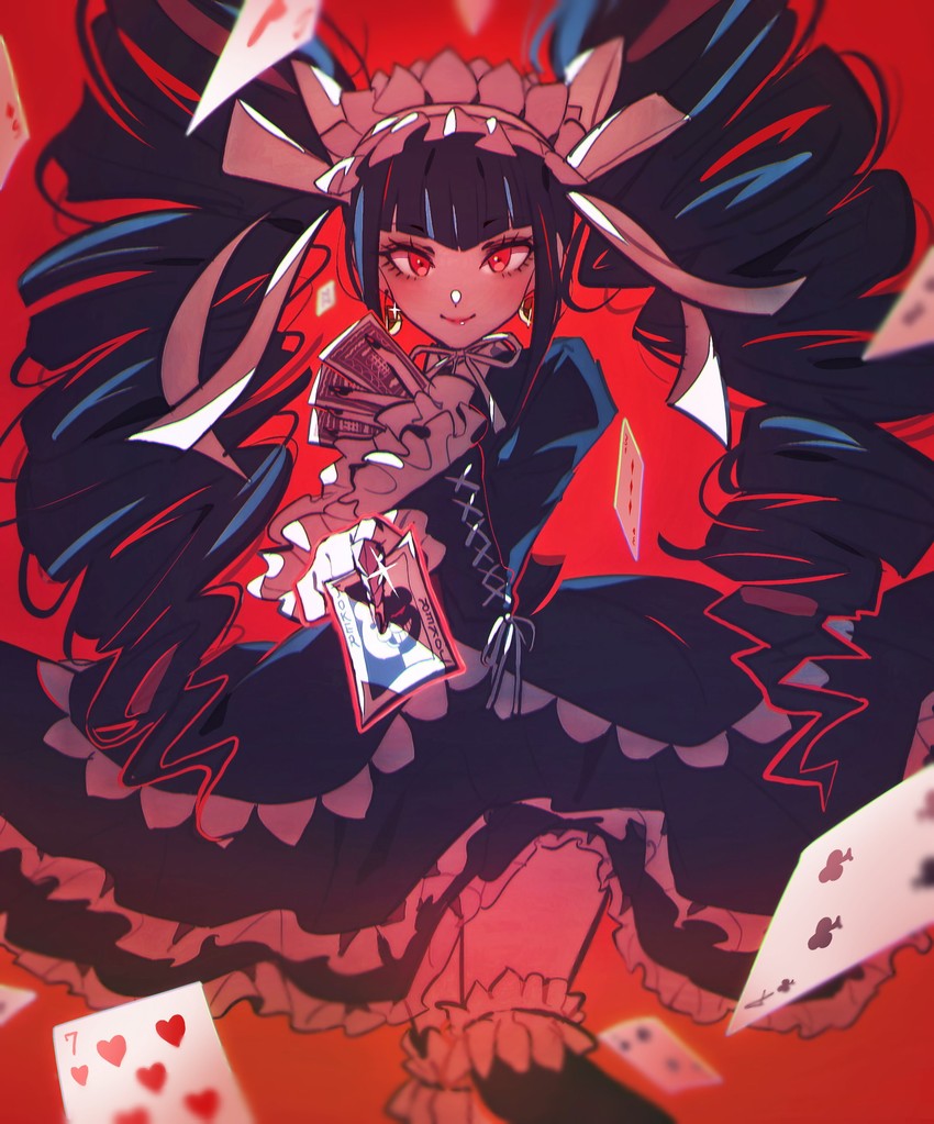 celestia ludenberg (danganronpa and 1 more) drawn by grgrton