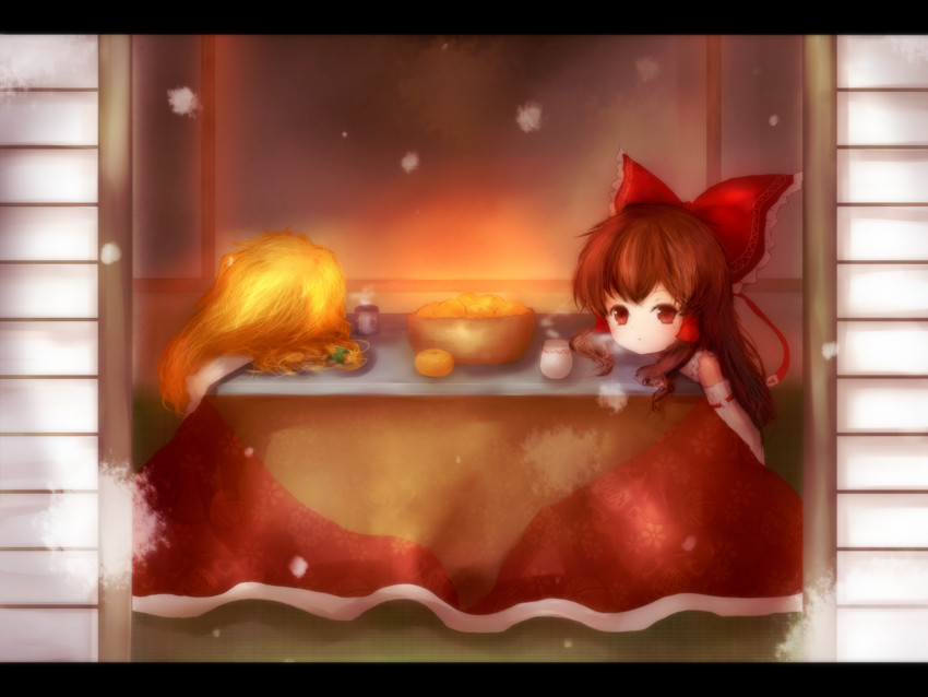 hakurei reimu and kirisame marisa (touhou) drawn by amano_jack