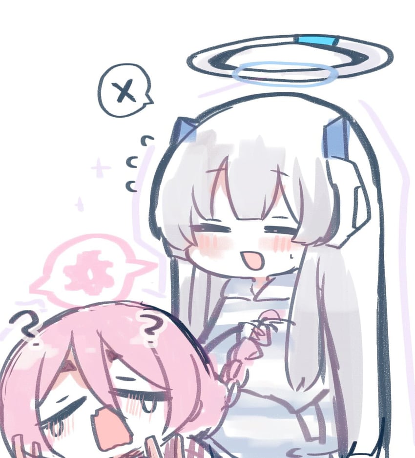 noa and koyuki (blue archive) drawn by natsu_ya_mugi