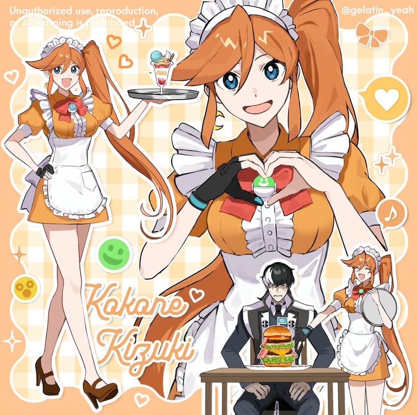 athena cykes and simon blackquill (ace attorney) drawn by gumi_(gelatin)