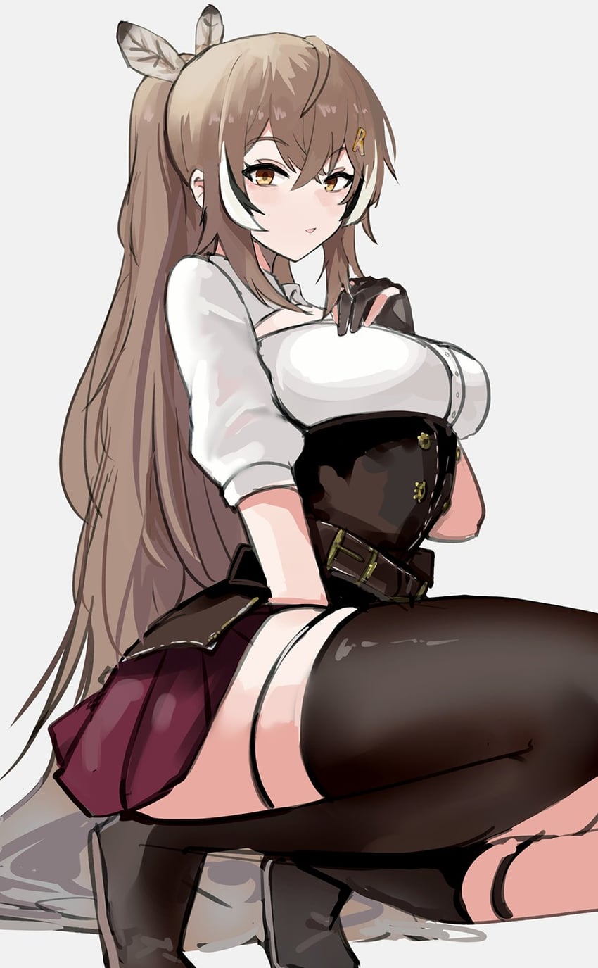 nanashi mumei (hololive and 1 more) drawn by han_ma53