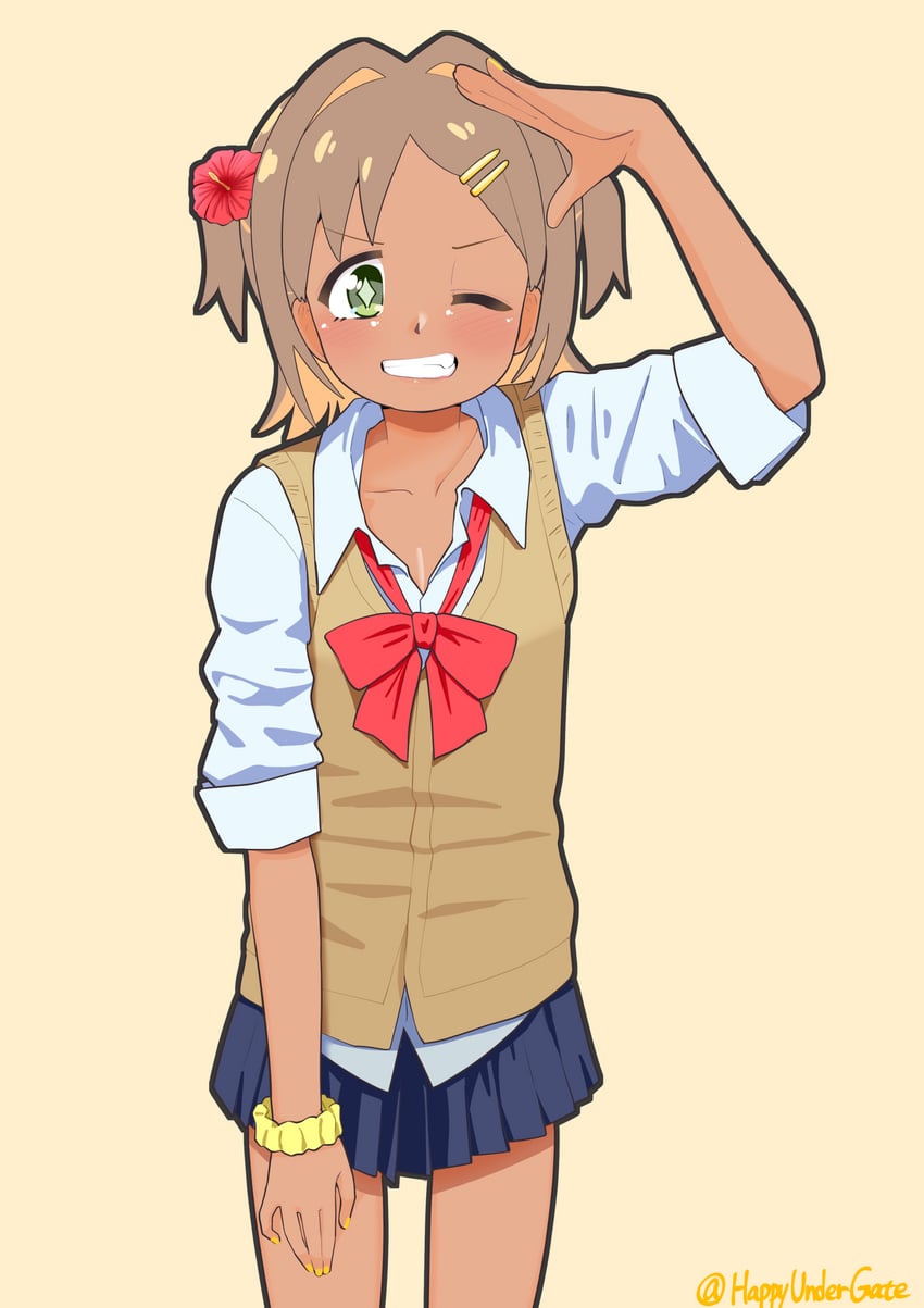 oka asahi (onii-chan wa oshimai!) drawn by happyundergate